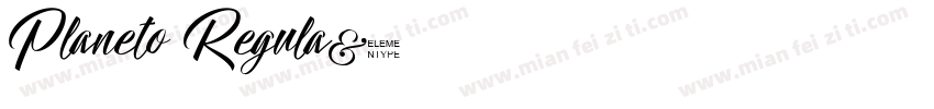 Planeto Regula字体转换